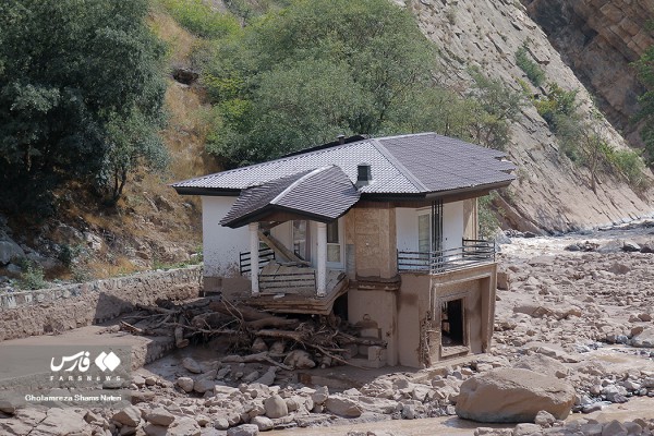 آخرین وضعیت مناطق سیل‌زده «مرزن آباد» چالوس