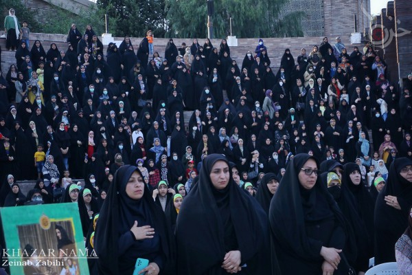 همایش عفاف و حجاب در بوستان ولایت ساری