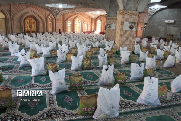 رزمایش کمک مومنانه در امامزاده عباس (ع)ساری