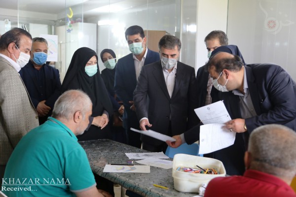بازدید استاندار از مرکز نگهداری توانبخشی ایران مهر قائمشهر