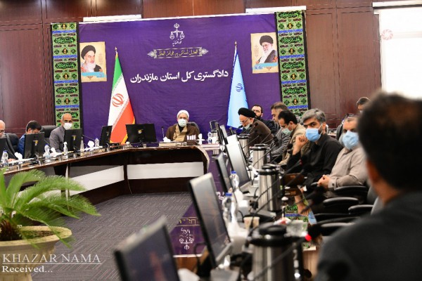 پیگیری سیاست های اقتصاد مقاومتی در دادگستری مازندران