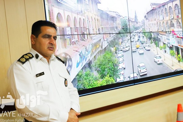نشست خبری رئیس پلیس راهور مازندران