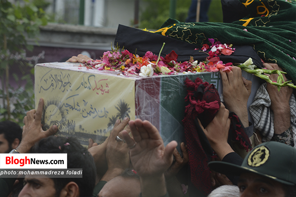 تشییع و تدفین شهید گمنام در شورکا جویبار