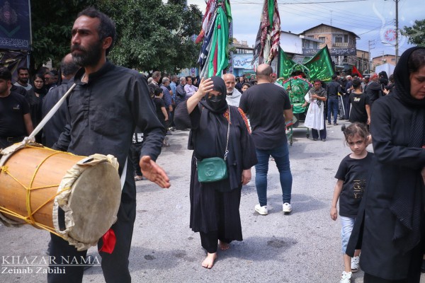 عزاداری ظهر عاشورا در شهر سورک میاندورود