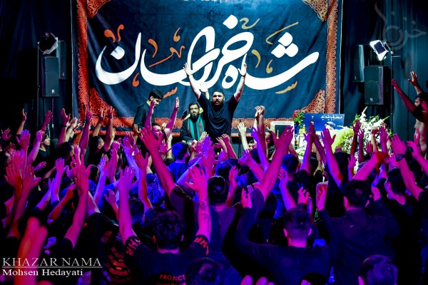 عزاداری شب ششم محرم در هیات شاه خراسان ساری