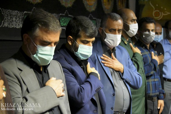 مراسم عزاداری روز ششم محرم در فرمانداری ساری