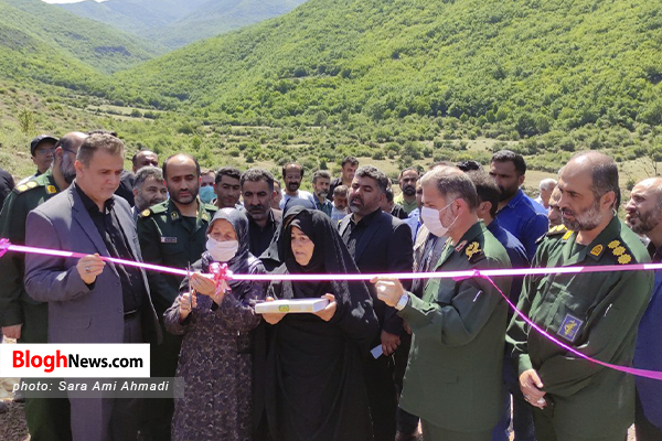 افتتاح طرح آبرسانی به روستای نیتل بخش کجور نوشهر