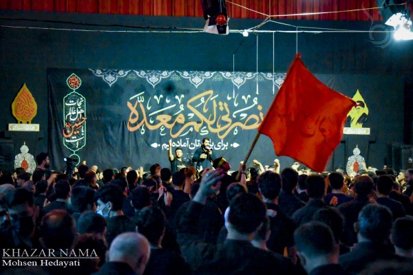 عزاداری شب چهارم محرم در هیات ثارالله ساری