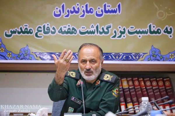 نشست خبری سردار ملکی ویژه هفته دفاع مقدس در مازندران